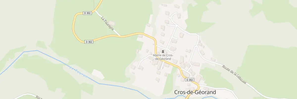 Plan du 5597 Cros de Georand à Cros-de-Géorand