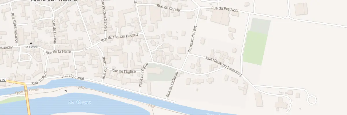 Plan du 5 Rue du Chateau à Tours-sur-Marne