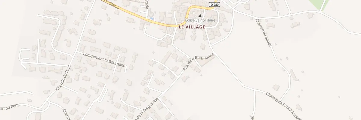 Plan du 150 Rue de la Burguerine à Saint-Hilaire-de-Brethmas