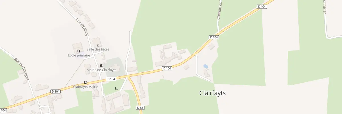 Plan du 7 Rue du Cromboulie à Clairfayts