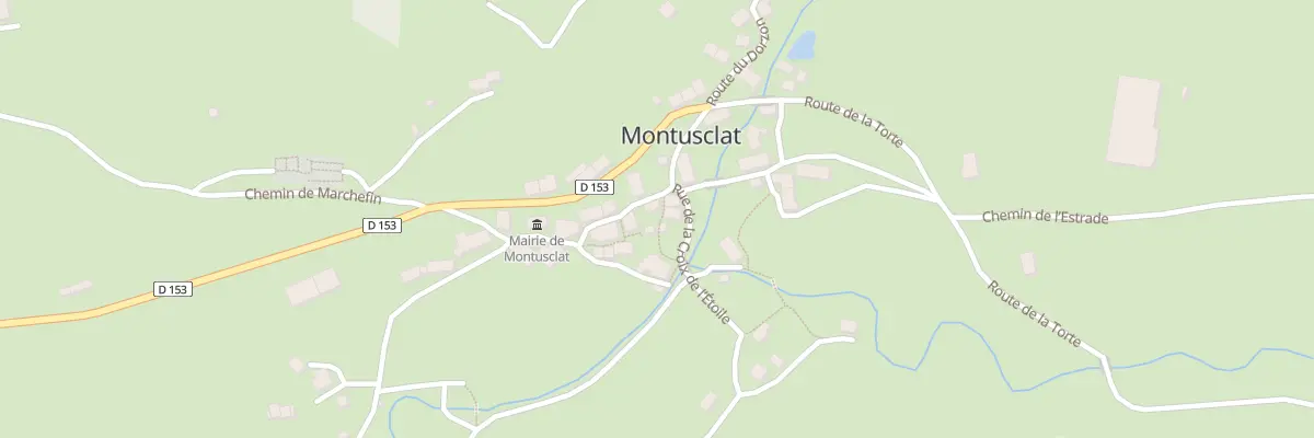 Plan du 5008 Le Bourg à Montusclat