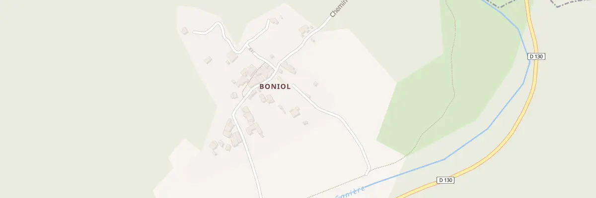 Plan du 366A Che de Boniol à Bessèges