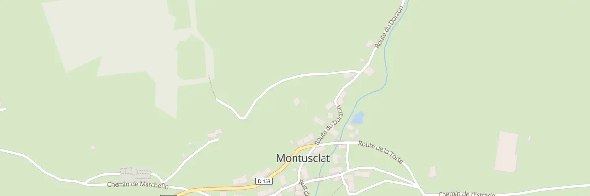 Plan du 5038A Le Bourg à Montusclat