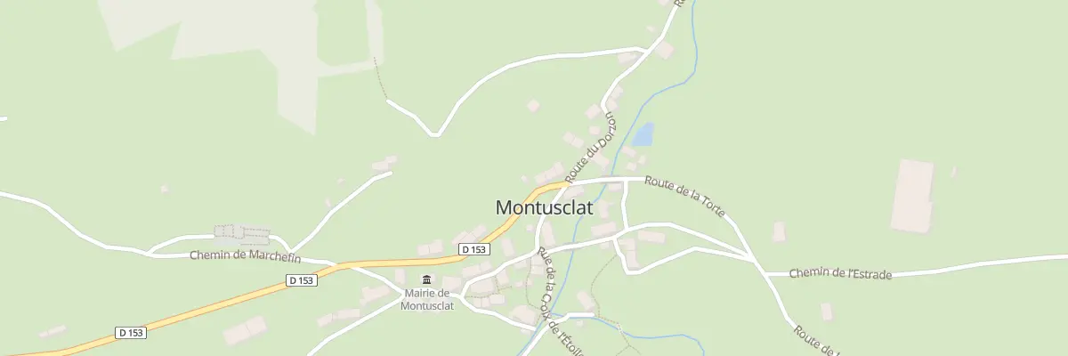 Plan du 5043 Le Bourg à Montusclat