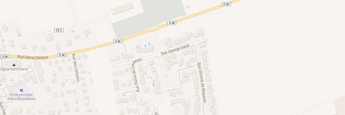 Plan du 4 Rue Georges Sand à Saint-Parres-aux-Tertres