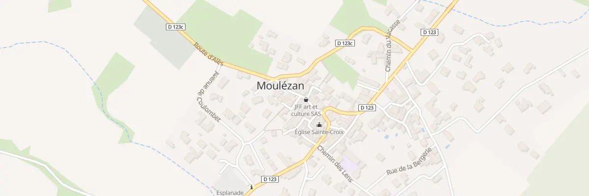 Plan du 5036 Rue de l’Ancien Four à Moulézan