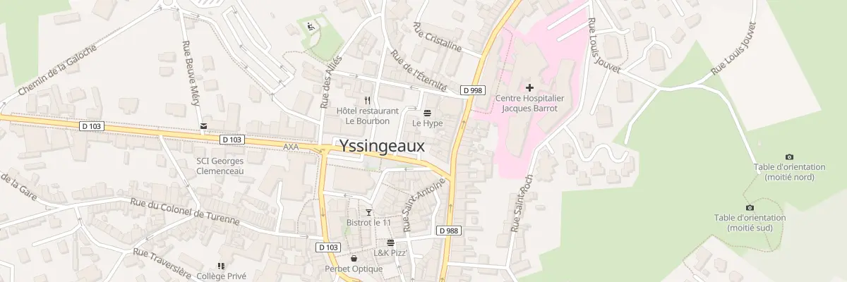 Plan du 12 Bd Saint Pierre à Yssingeaux