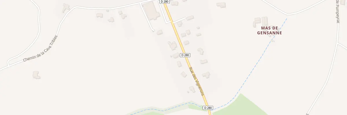 Plan du 1409 Rue des Vignerons à Saint-Hilaire-de-Brethmas