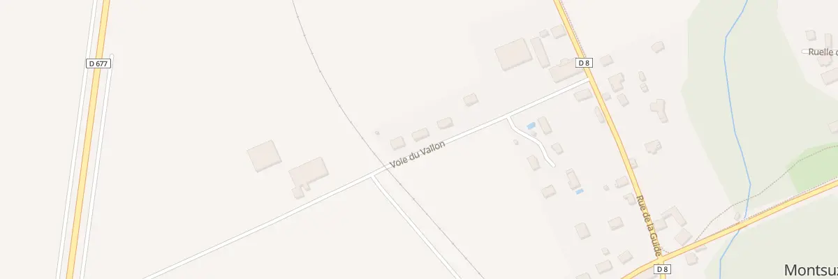 Plan du 8 Voie de Vallon à Montsuzain