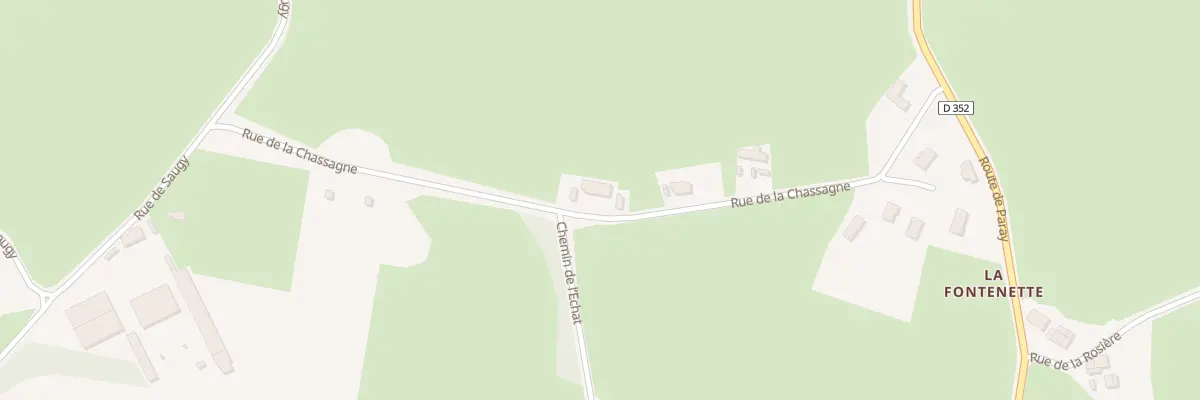 Plan du 326 Rue de la Chassagne à Saint-Vincent-Bragny