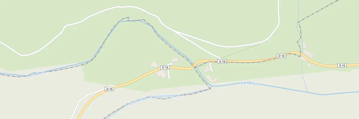 Plan du 4513 Rte de St Marcellin en Forez à Chenereilles