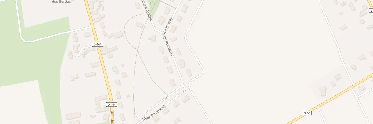 Plan du 3 Rue des Puits Romains aux Bordes-Aumont