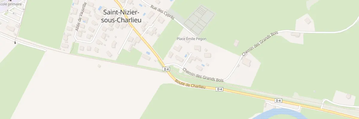 Plan du 33 Che des Grands Bois à Saint-Nizier-sous-Charlieu
