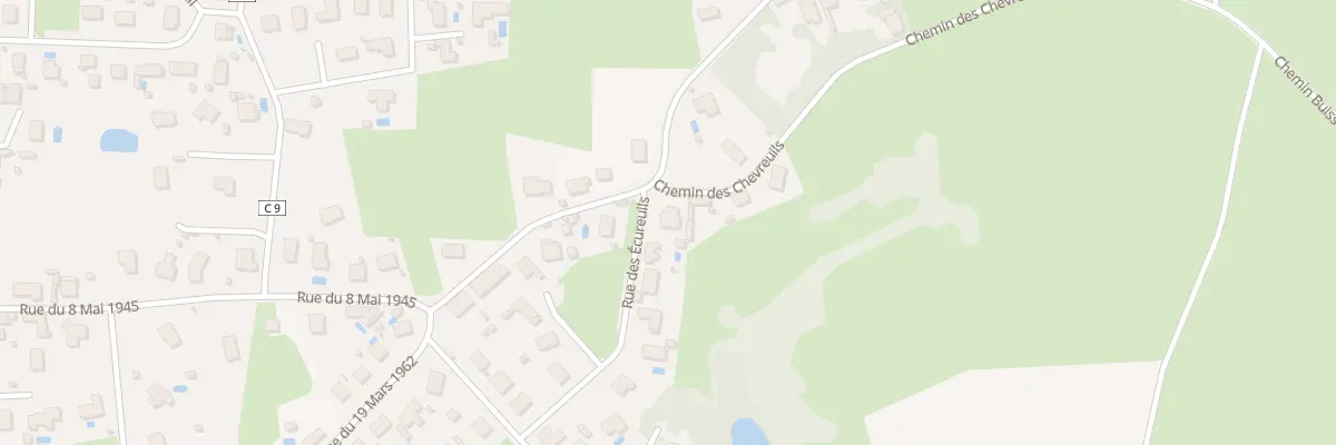 Plan du 188 Rue des Écureuils à Vougy