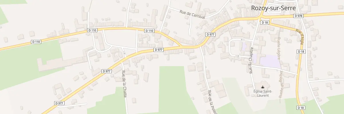 Plan du 223 Rue Charles de Gaulle à Rozoy-sur-Serre