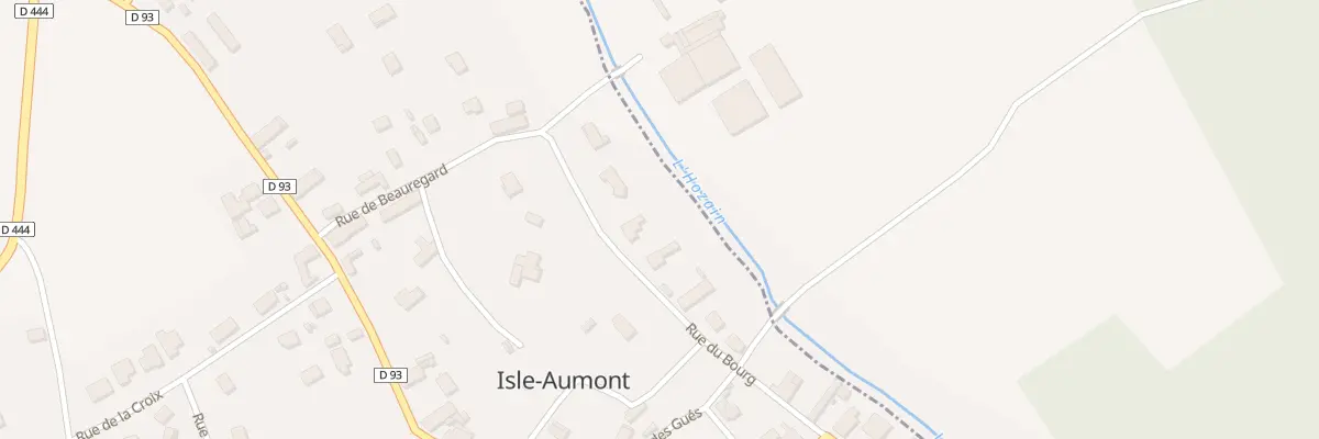 Plan du 12 Rue du Bourg à Isle-Aumont