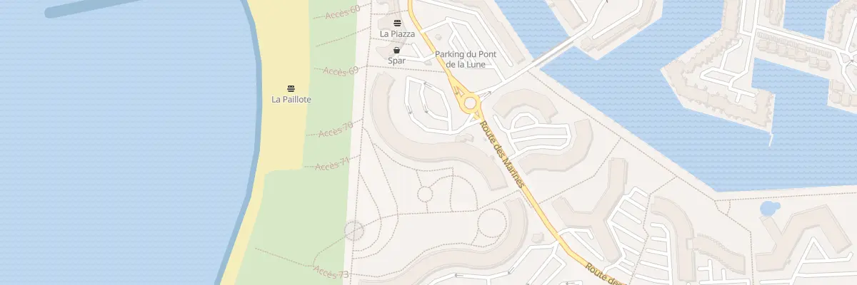 Plan du 221 Rte des Marines au Grau-du-Roi
