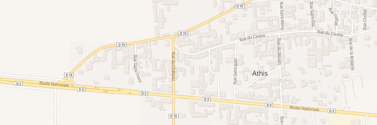 Plan du 4 Rue du Centre à Athis