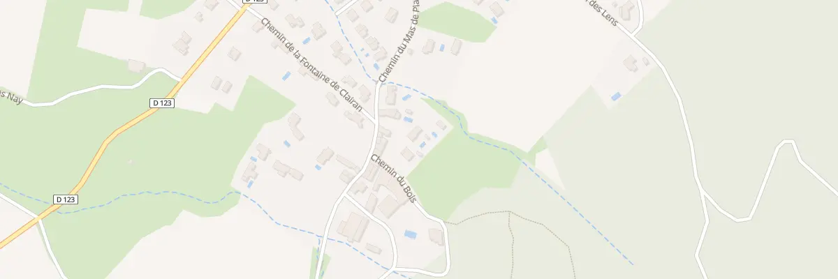 Plan du 5318 Mas de Pian et La Clausure à Moulézan