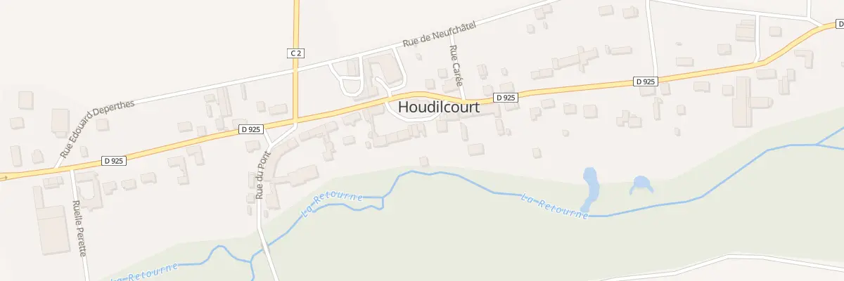 Plan du 5002 Le Village à Houdilcourt