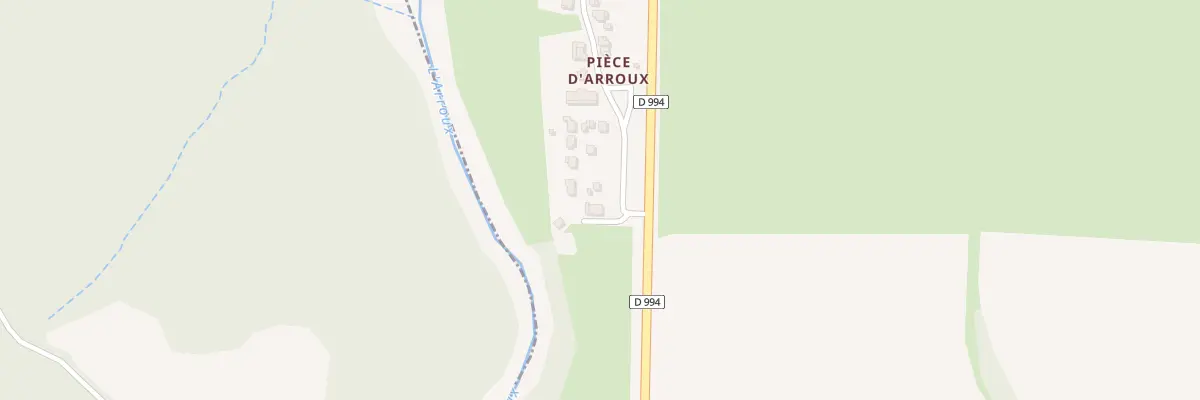 Plan du 5076 Piece d’Arroux à La Boulaye