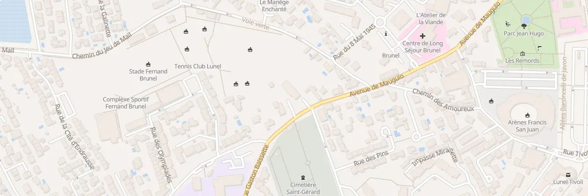 Plan du 443 Av de Mauguio à Lunel