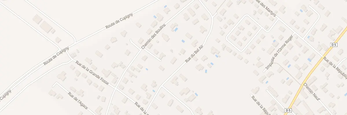 Plan du 7 Rue du Bel Air à Creney-près-Troyes