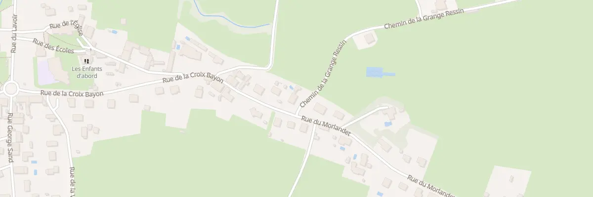 Plan du 45 Che de la Grange Ressin à Vougy