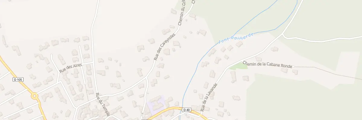 Plan du 10B Rue des Carreyroles à Aujargues