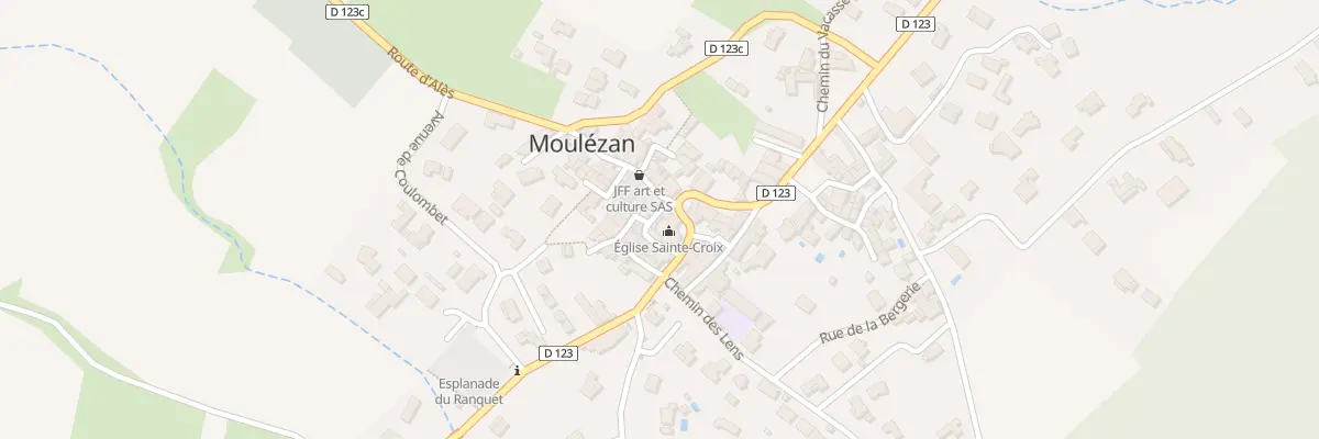 Plan du 5027 Pl de l’Eglise à Moulézan