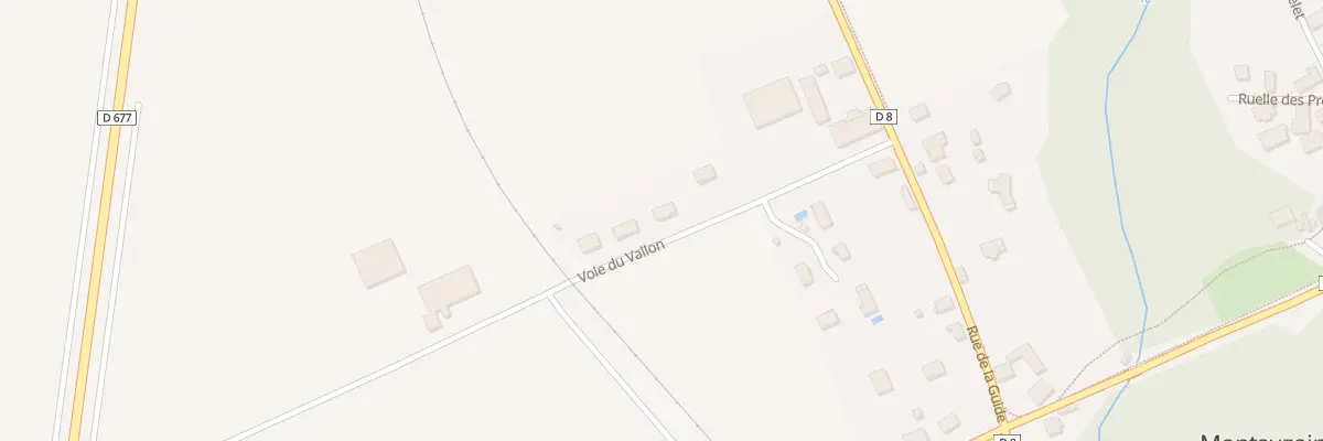 Plan du 6 Voie de Vallon à Montsuzain