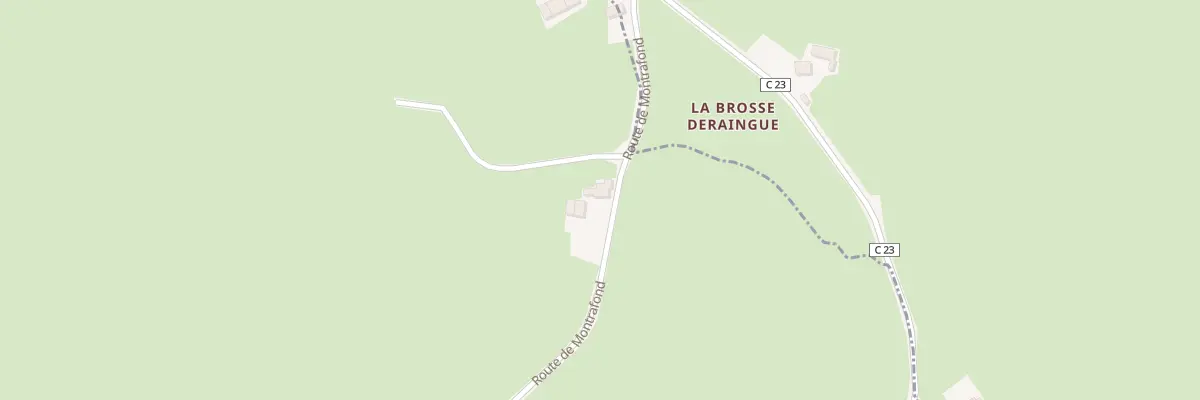 Plan du 1289 Rte de Montrafond à Saint-Didier-en-Brionnais