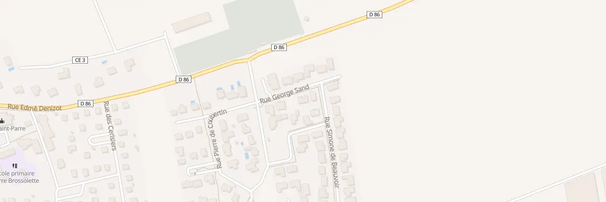 Plan du 8 Rue Georges Sand à Saint-Parres-aux-Tertres