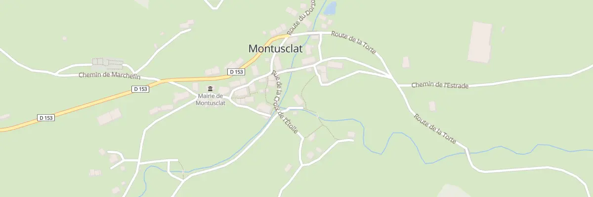 Plan du 5023A Le Bourg à Montusclat