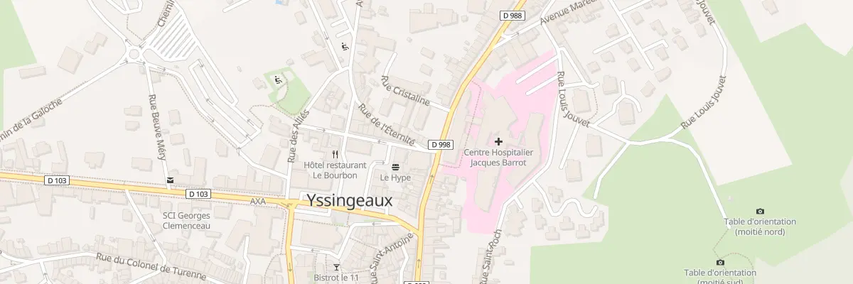 Plan du 4 Rue Eugene Andre à Yssingeaux