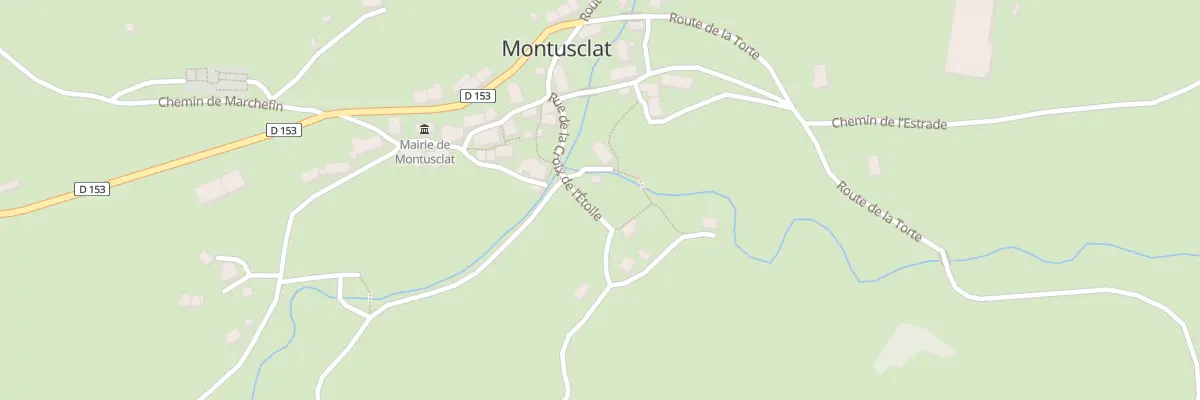 Plan du 5020 Le Bourg à Montusclat