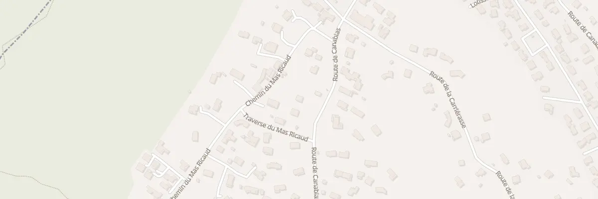 Plan du 85 Rte de Canabias à Rousson