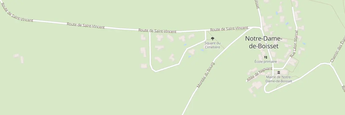 Plan du 104 All du Domaine du Bourg à Notre-Dame-de-Boisset