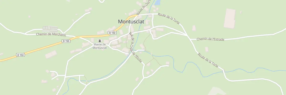 Plan du 5023 Le Bourg à Montusclat
