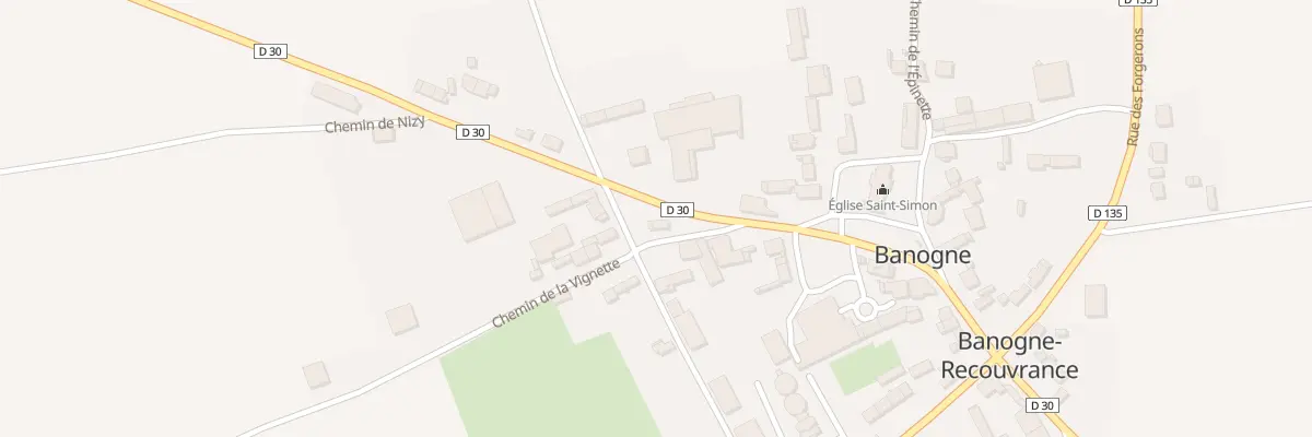 Plan du 2 Rue de la Fourbisserie à Banogne-Recouvrance