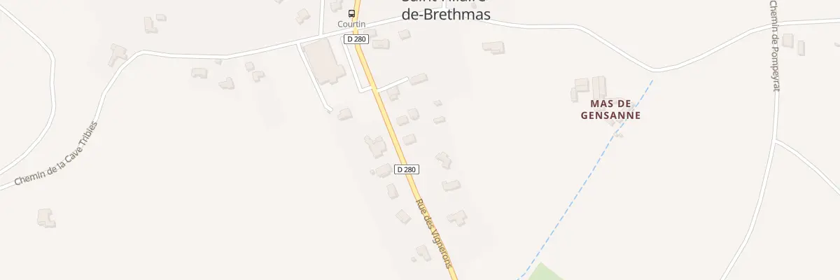 Plan du 1450 Rue des Vignerons à Saint-Hilaire-de-Brethmas