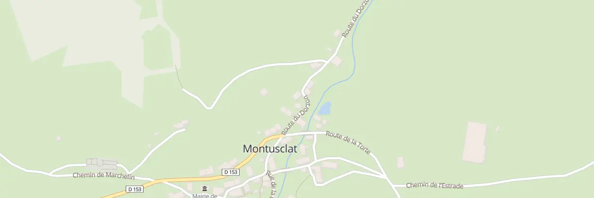 Plan du 5036 Le Bourg à Montusclat