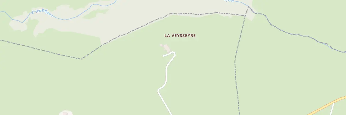 Plan du 5050 La Veysseyre à Moudeyres