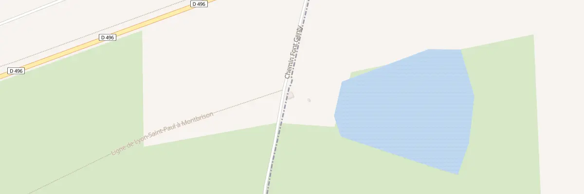 Plan du 1 Che Font Genty à Grézieux-le-Fromental