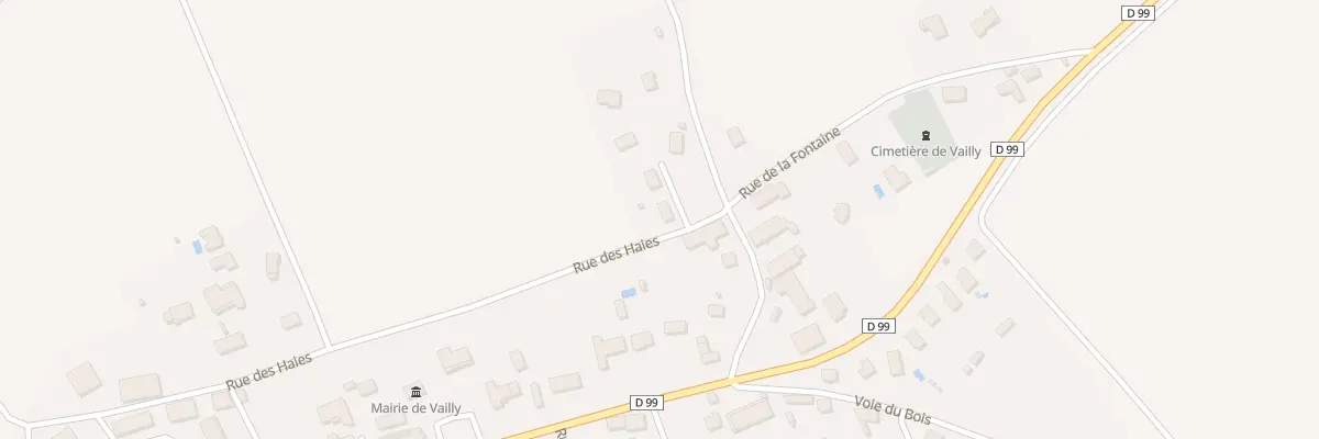 Plan du 1 Imp des Haies à Vailly