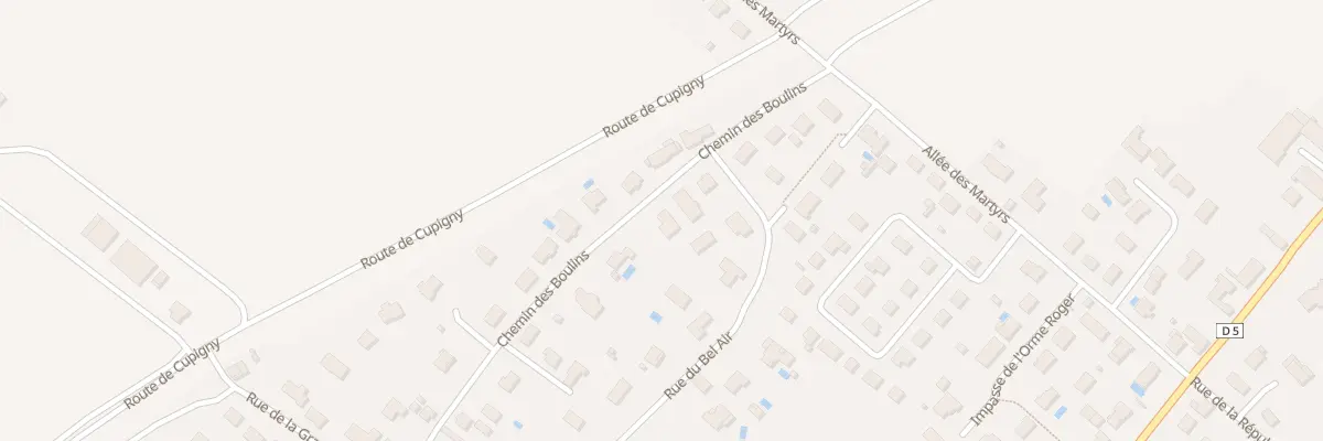Plan du 20 Che des Boulins à Creney-près-Troyes