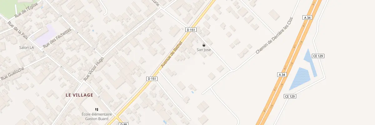 Plan du 32B Av de Rethel à Witry-lès-Reims