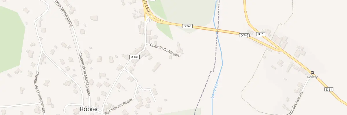 Plan du 79 Che du Moulin à Robiac-Rochessadoule