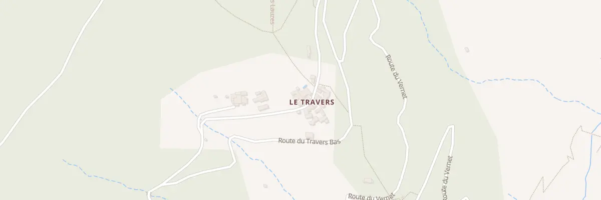 Plan du 5036 Le Travers à Saint-Mélany