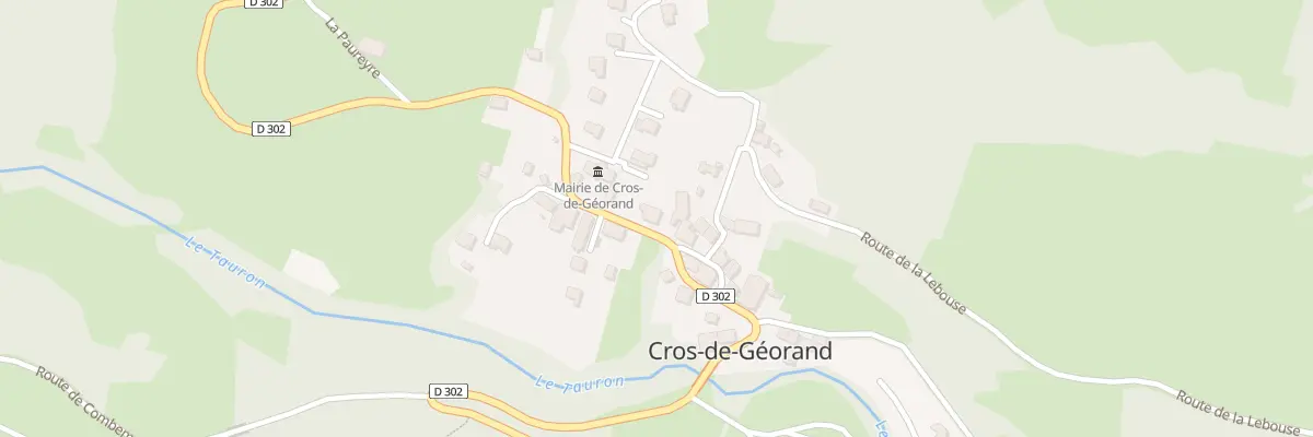 Plan du 5076 Cros de Georand à Cros-de-Géorand